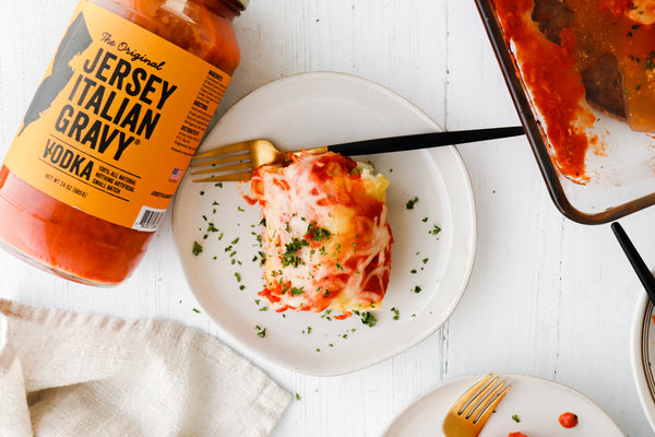 Creamy Chicken Vodka Lasagna Roll Ups