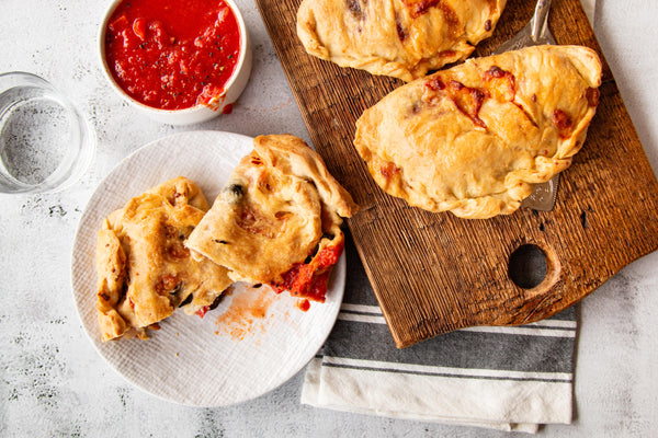 Cheesy Loaded Veggie Calzones